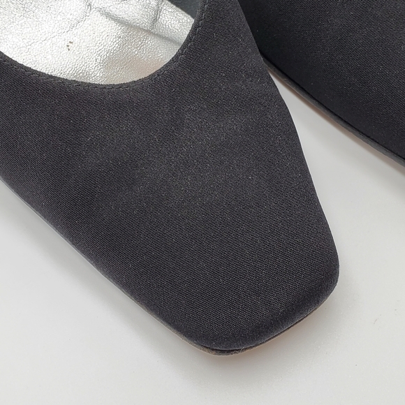 Stuart Weitzman Black Fabric Pumps - Picture 14 of 15